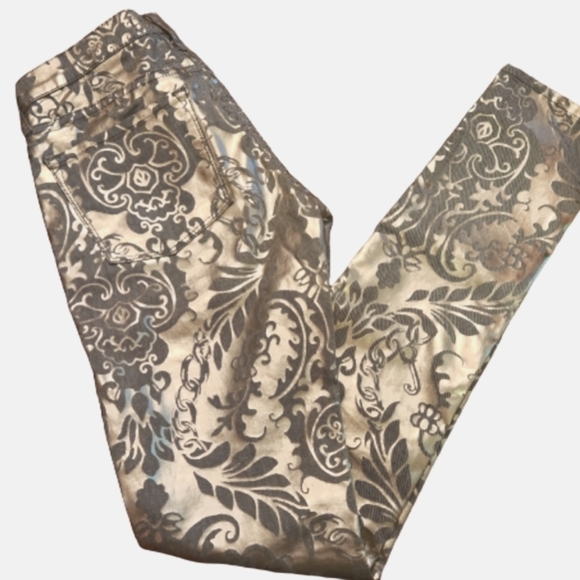 Juicy Couture Metallic Gold Jeans - Picture 4 of 7